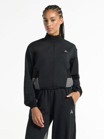A-Game Spordijope 'Oversized Track Jacket', värv must