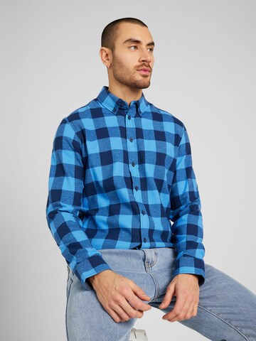 BLEND Regular Fit Hemd in Blau: Vorderseite