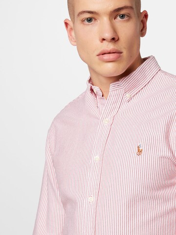 Slim fit Camicia di Polo Ralph Lauren in rosso