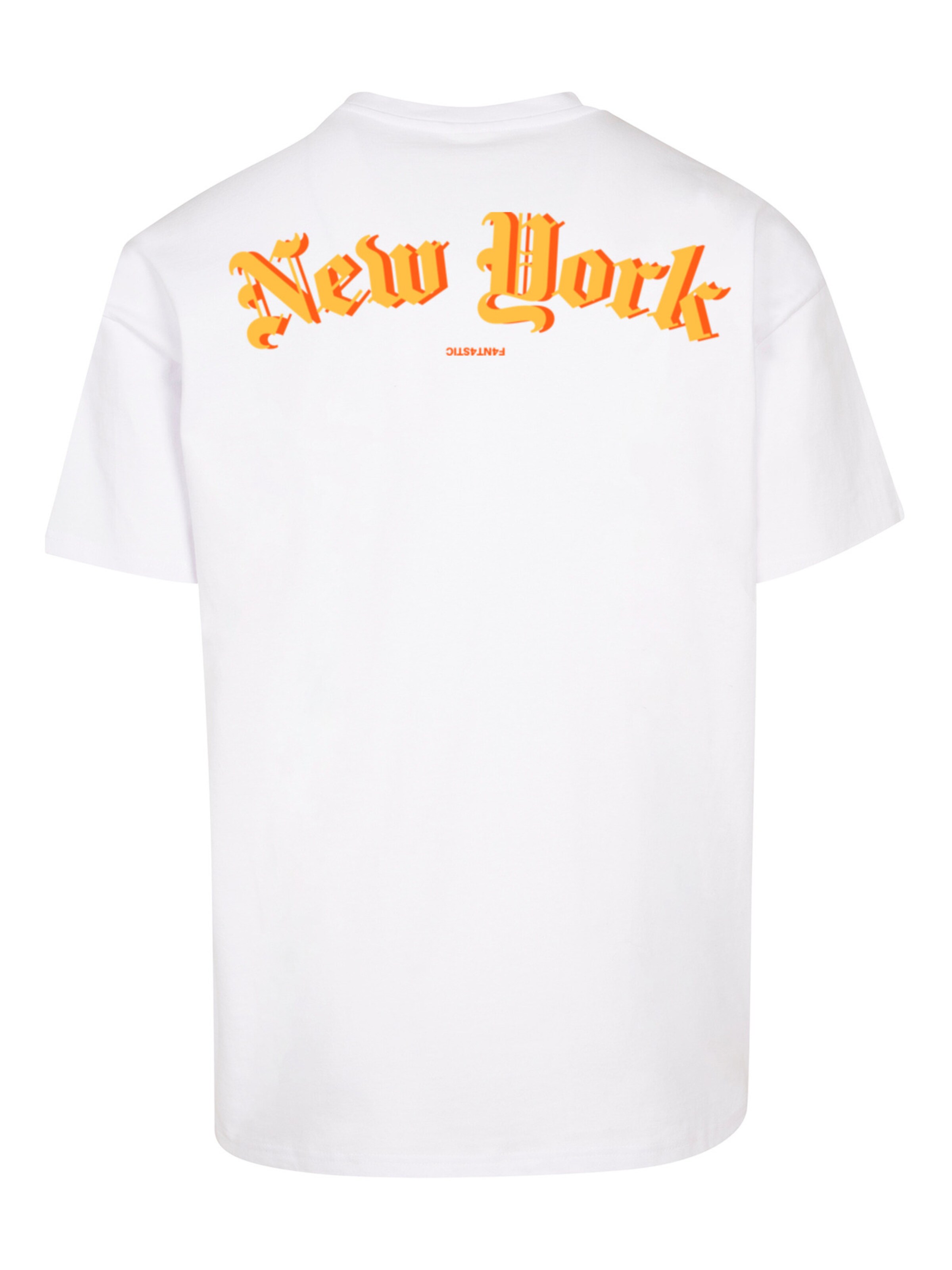 F4NT4STIC Shirt 'THE STREETS OF THE WORLD' in Wit