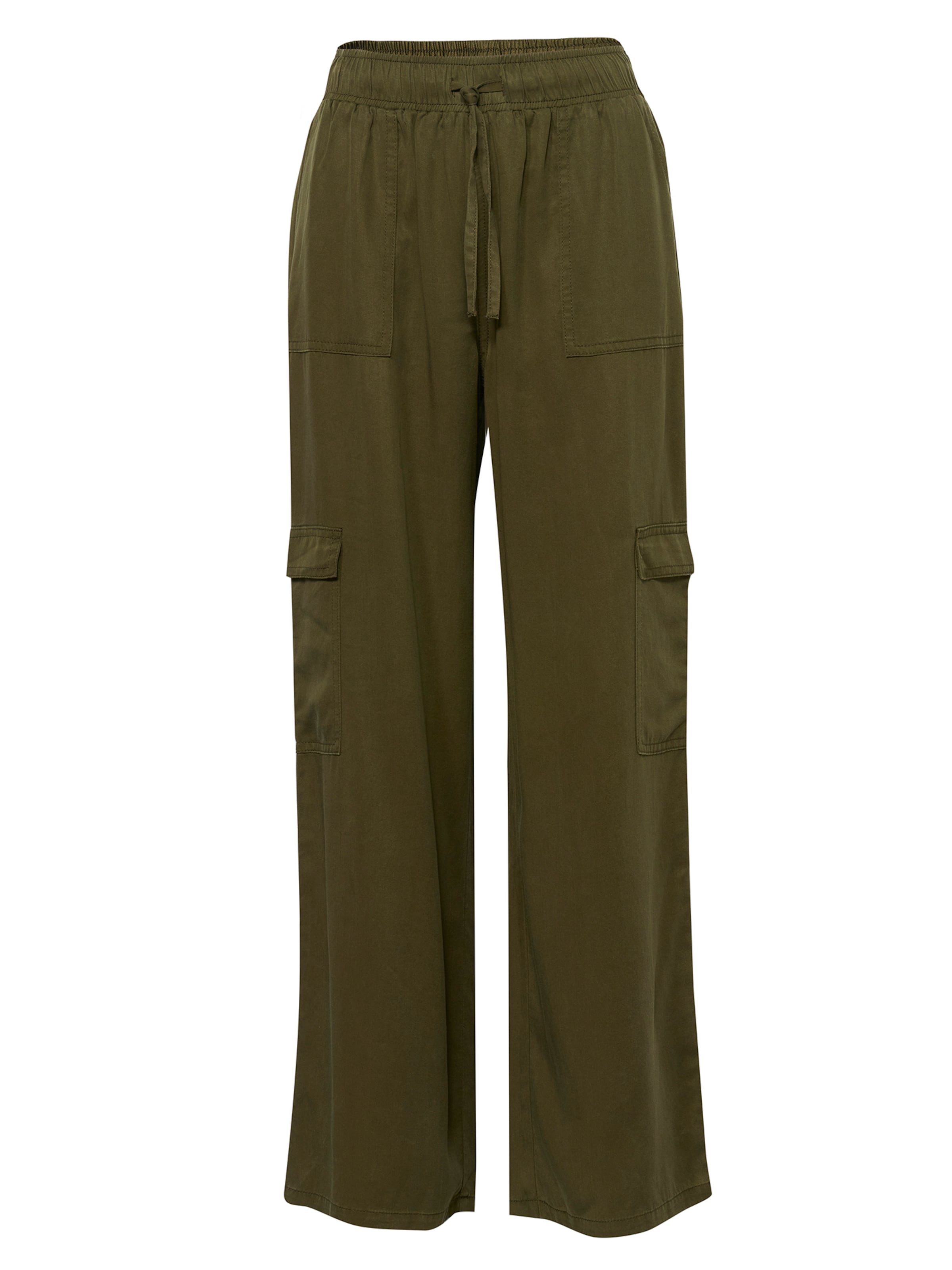 KOROSHI Normální Džíny s kapsami – zelená: přední strana