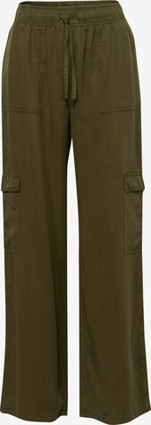 KOROSHI - regular Pantalón vaquero cargo en verde: frente