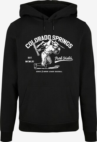 Sweat-shirt 'Park Fields - Colorado Springs' Merchcode en noir : devant