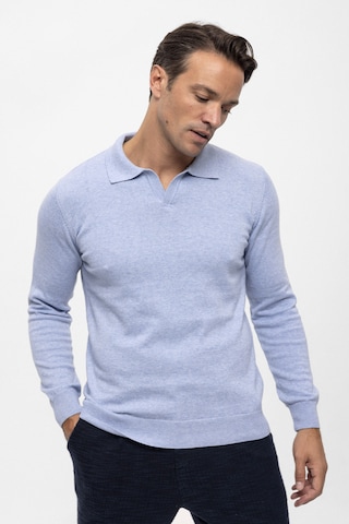 Pull-over Felix Hardy en bleu : devant