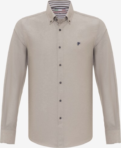 DENIM CULTURE Camisa 'Tywin' en beige oscuro / navy, Vista del producto