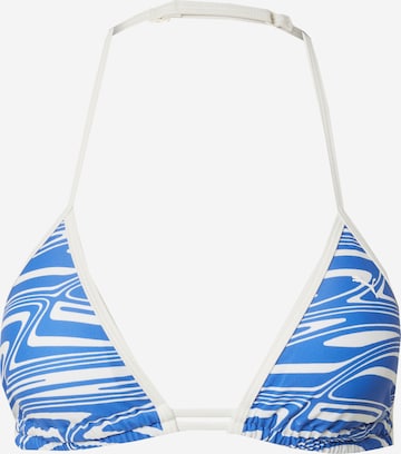Top per bikini di PUMA in blu: frontale