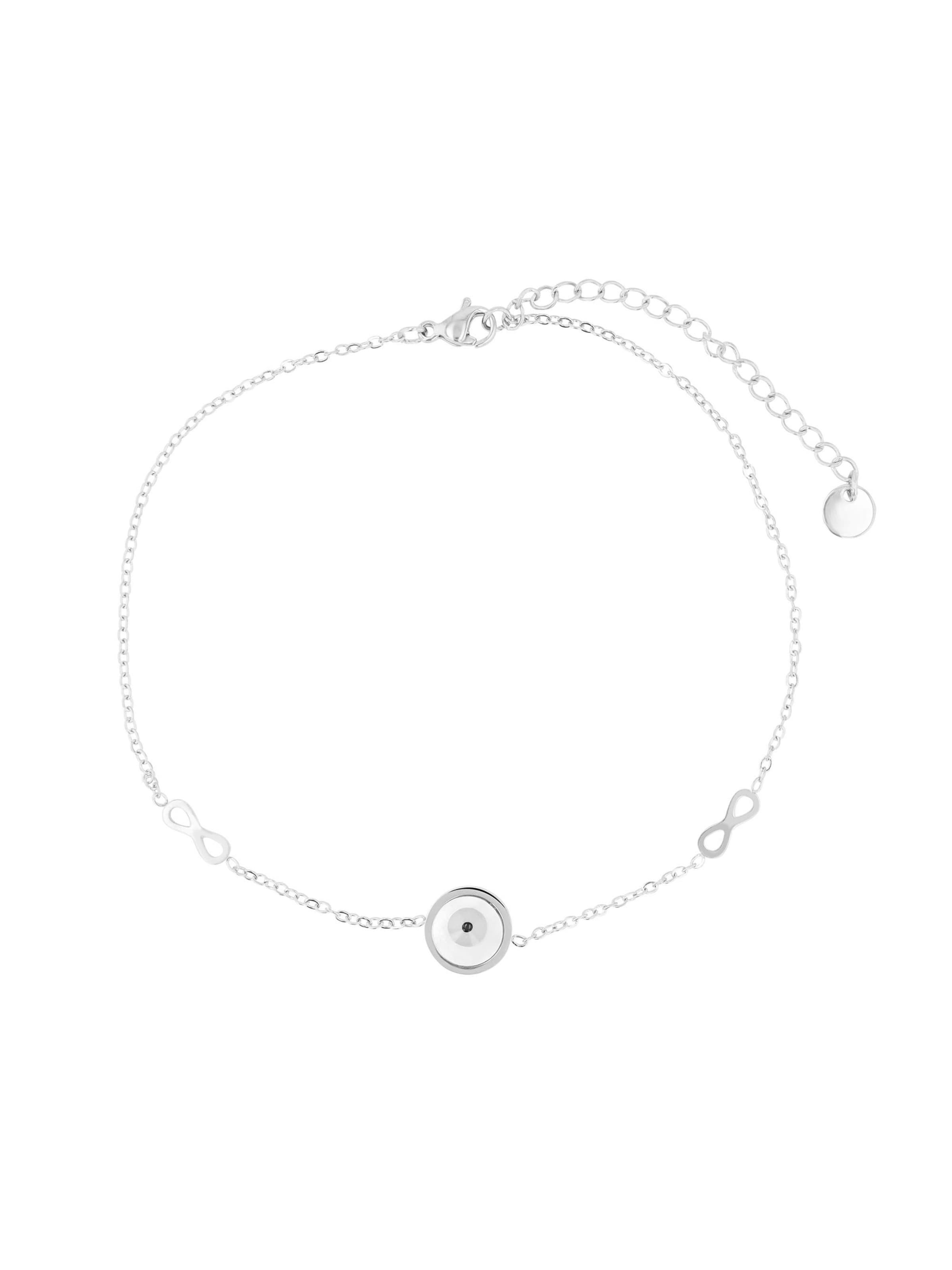 Akzent Fußschmuck 'Wenna, langlebig'‌‌‌‌‌‌‌‌ in Silber: Vorderseite