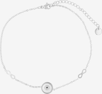 Akzent Fußschmuck 'Wenna, langlebig' in Silber: Vorderseite