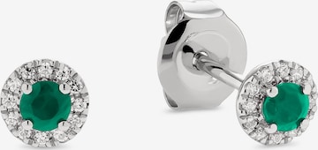 CHRIST Ohrringe in Grün: Vorderseite