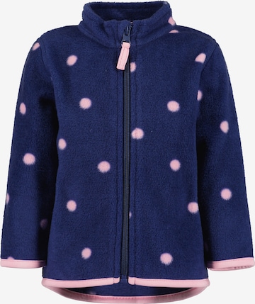 BLUE SEVEN Fleece jas in Blauw: voorkant