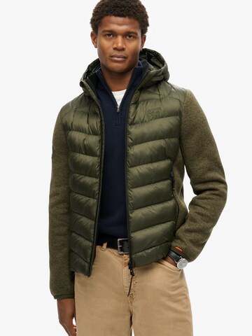 Superdry & Co Prechodná bunda 'Storm' - Zelená: predná strana