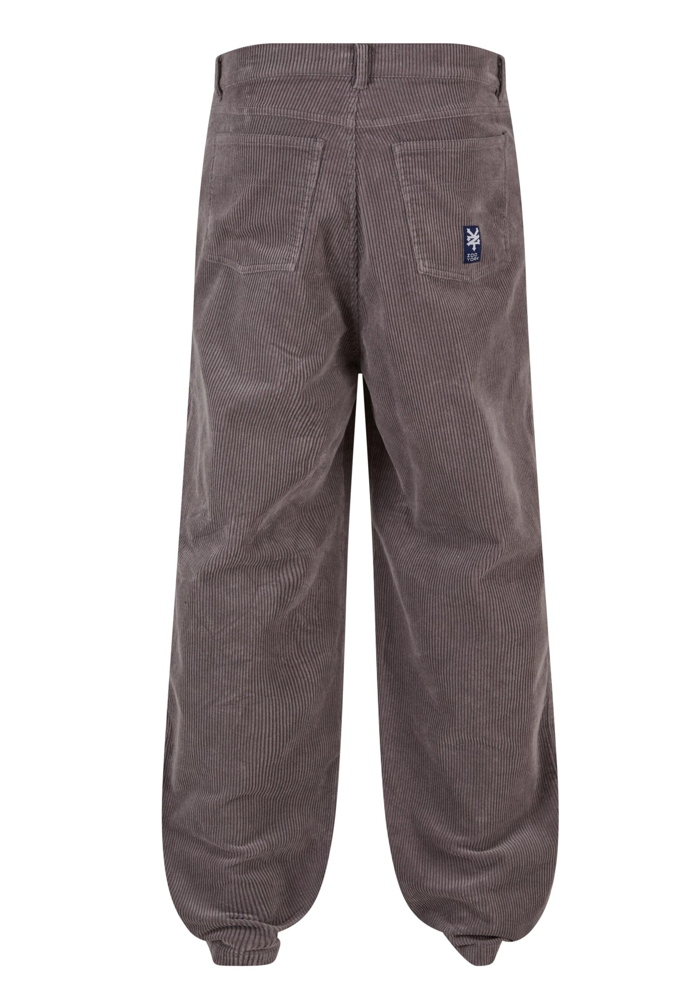 ZOO YORK Loose fit Trousers in Grey