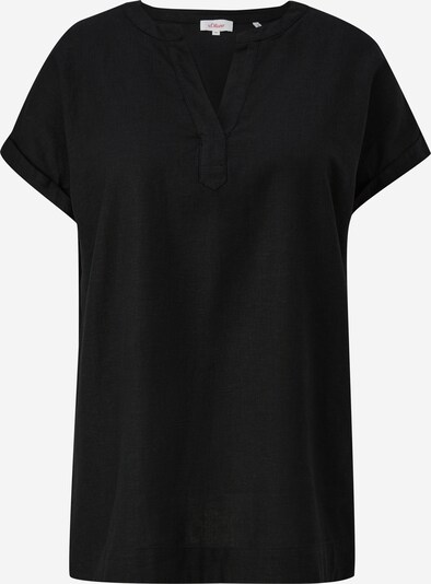 s.Oliver Bluse in schwarz, Produktansicht