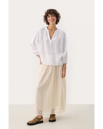 Chemisier 'Nyara' Part Two en blanc