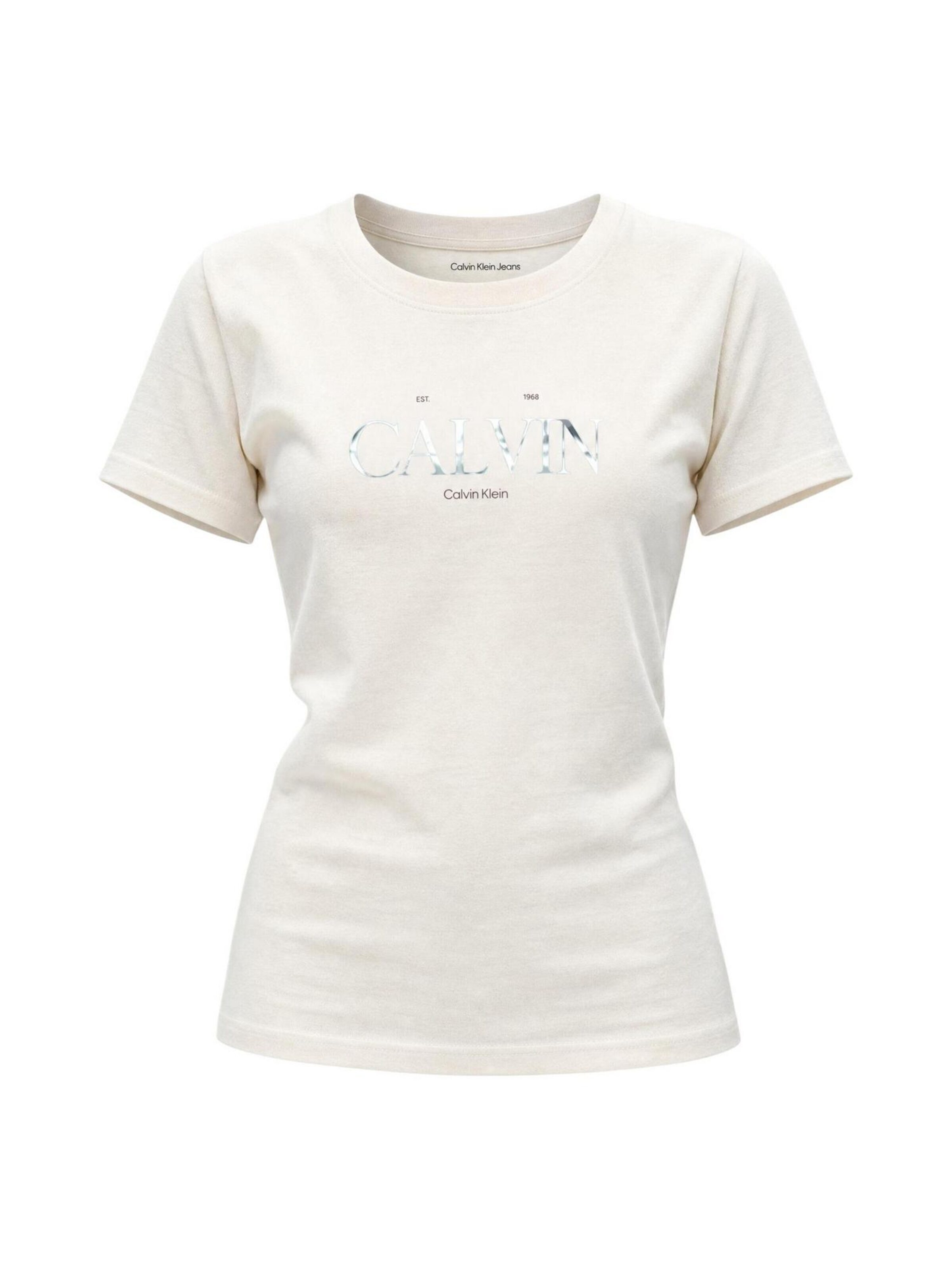 Maglietta 'LV047G806G' di Calvin Klein Jeans in beige