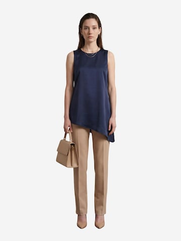 Chemisier My fashion en bleu : devant