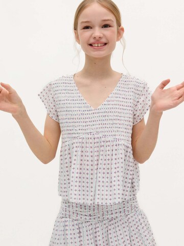 Scalpers Blouse in White: front