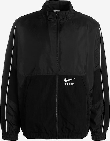 Nike Sportswear Φθινοπωρινό και ανοιξιάτικο μπουφάν 'Air' σε μαύρο: μπροστά