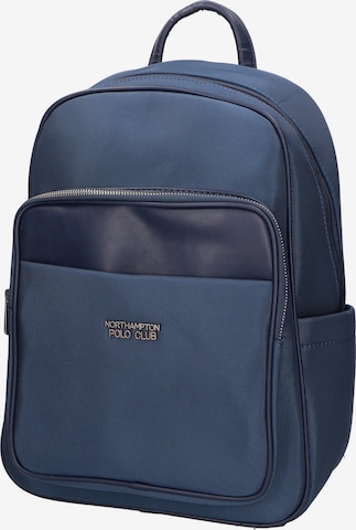 Northampton Polo Club Rucksack in Blau: predná strana