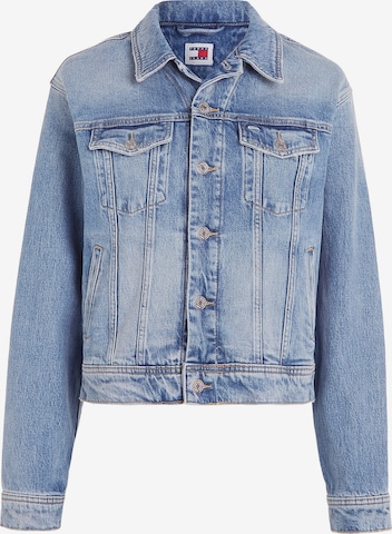 Tommy Jeans Tussenjas in Blauw: voorkant