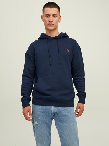 JACK & JONES Mikina 'Star Roof' – modrá: přední strana