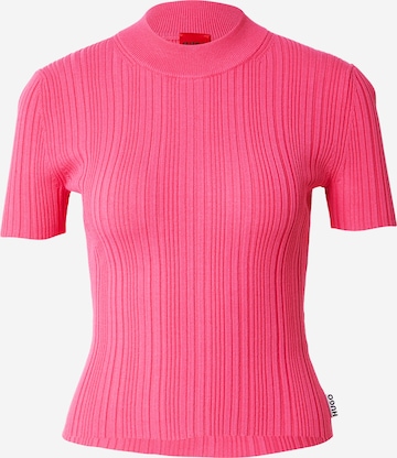 HUGO Neulepaita 'Sarpharim' värissä vaaleanpunainen: etupuoli