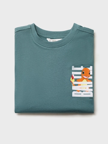 MANGO KIDS T-shirt 'POKECHAR' i grön