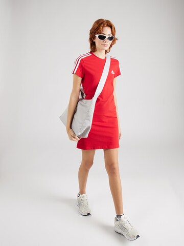 ADIDAS SPORTSWEAR - Vestido deportivo 'Essentials' en rojo