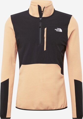 Pull-over de sport 'GLACIER PRO' THE NORTH FACE en beige : devant