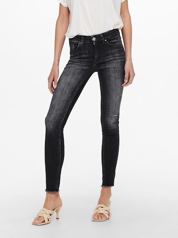 ONLY Skinny Jeans 'Blush' in Zwart: voorkant