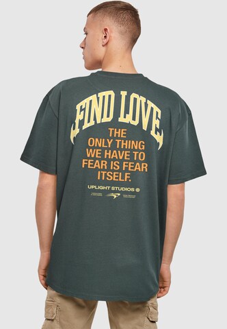 MT Upscale T-Shirt 'Find Love' in Grün: Vorderseite