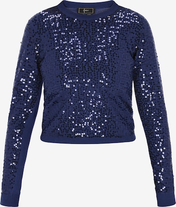 faina - Jersey 'Festive' en azul: frente