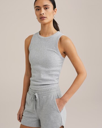 WE Fashion Top w kolorze szary: przód