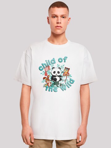 F4NT4STIC Shirt 'Heroes of Childhood Tao Tao Child Of The Wild' in Weiß: Vorderseite
