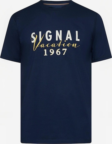 Signal Košile ' FinnSi ' – modrá: přední strana
