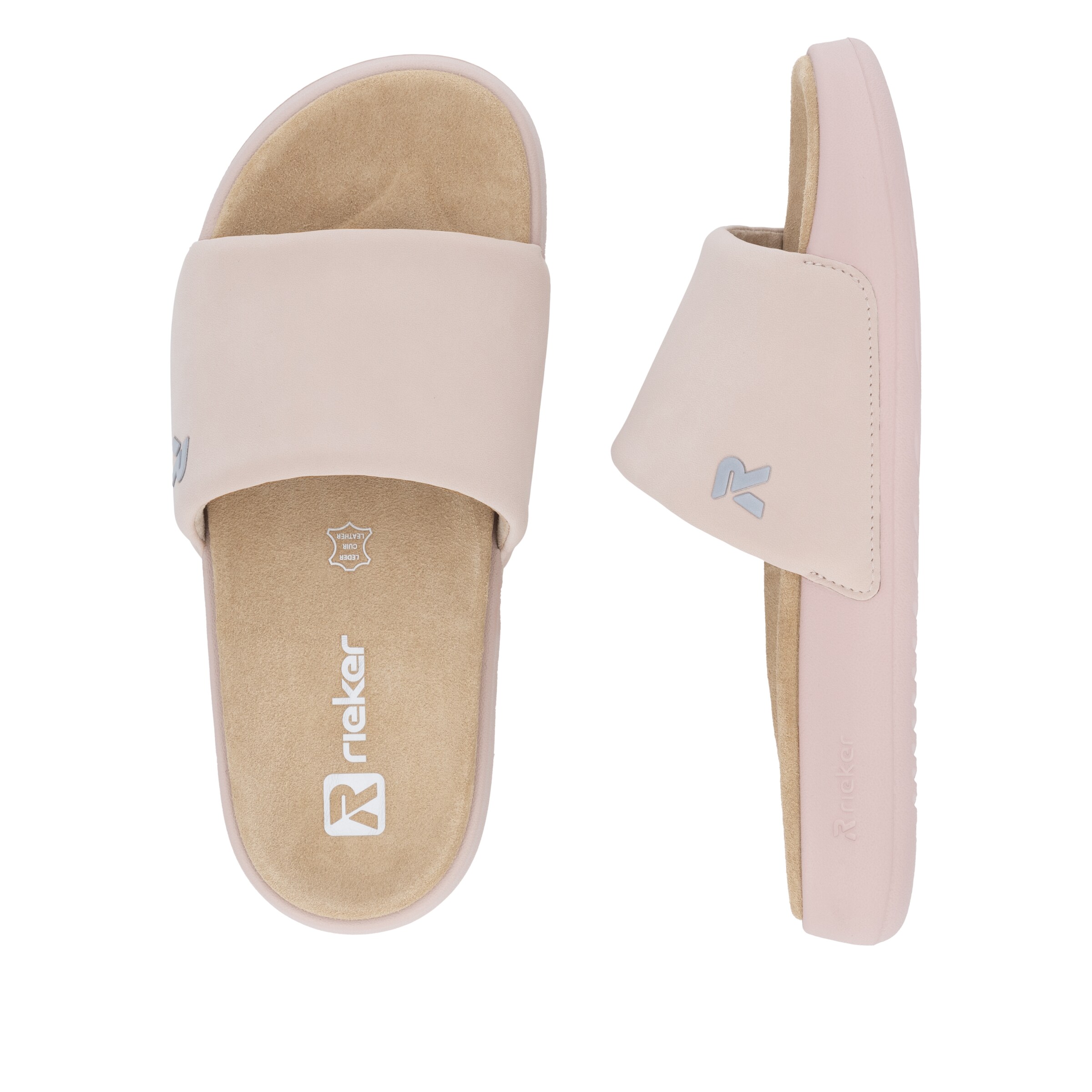 Rieker Sport Чехли в розово