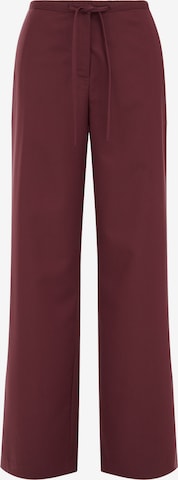 raudona WE Fashion Plačios klešnės Kelnės: priekis