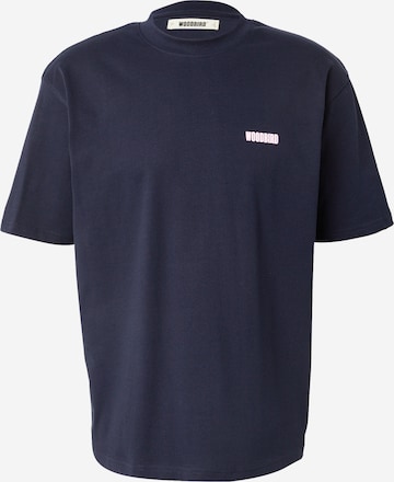 T-Shirt 'Baine Koi' Woodbird en bleu : devant