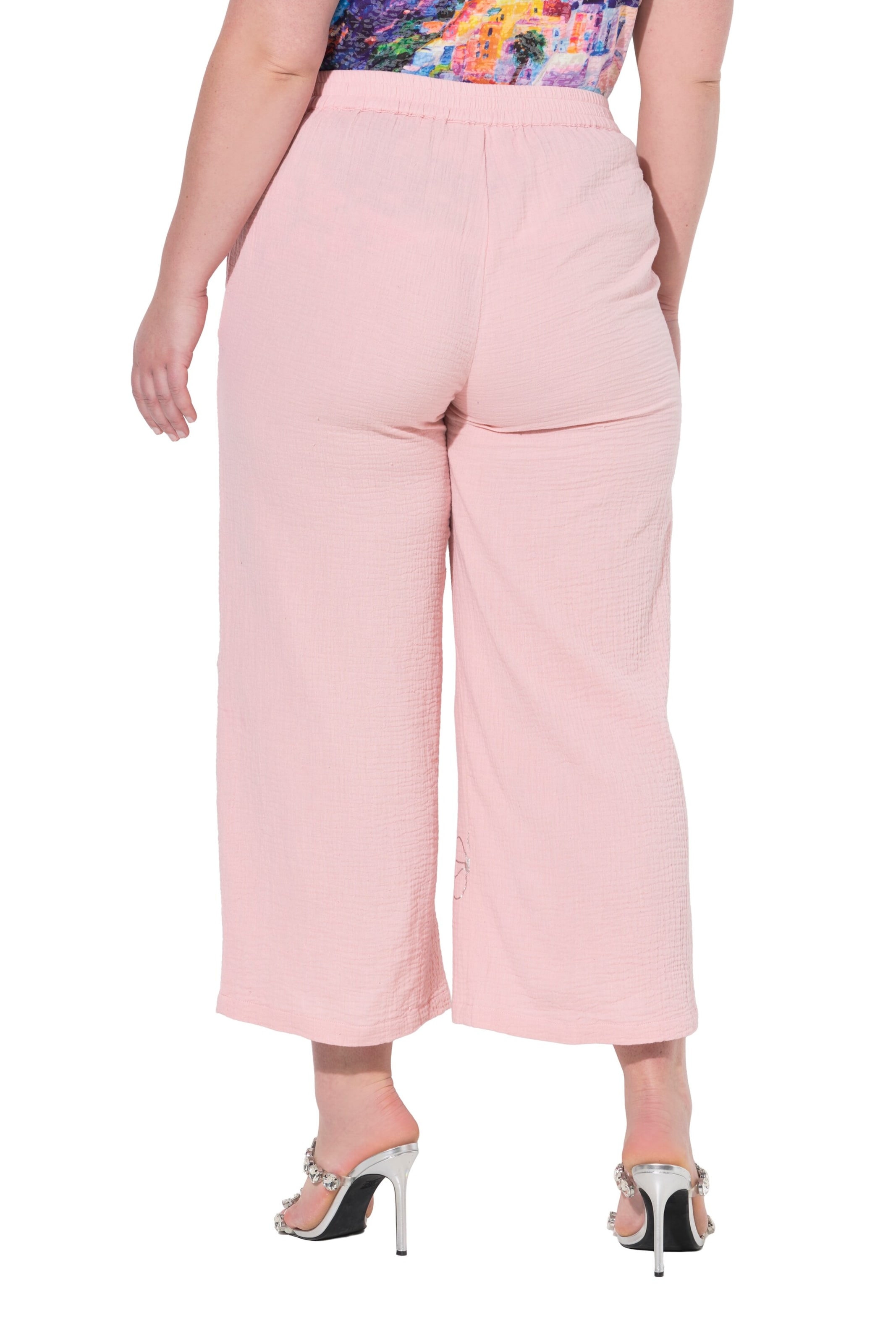 MIAMODA Wide Leg Hose in Pink