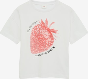 s.Oliver Shirt in Weiß: Vorderseite