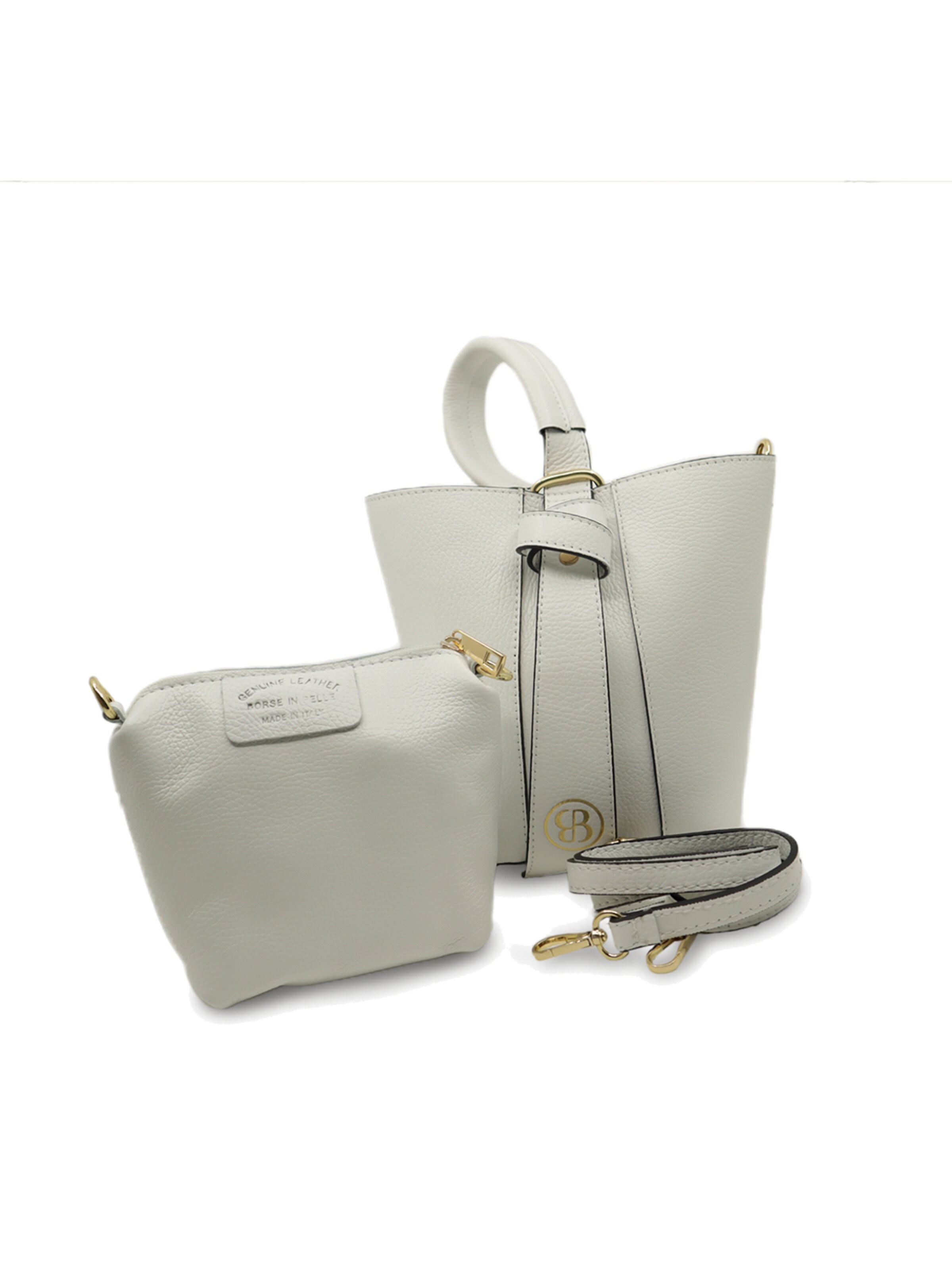 BESSO Handbag 'Sensibilità Funzionale' in White: front
