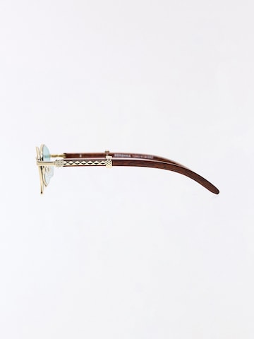 Bershka Sonnenbrille in Braun