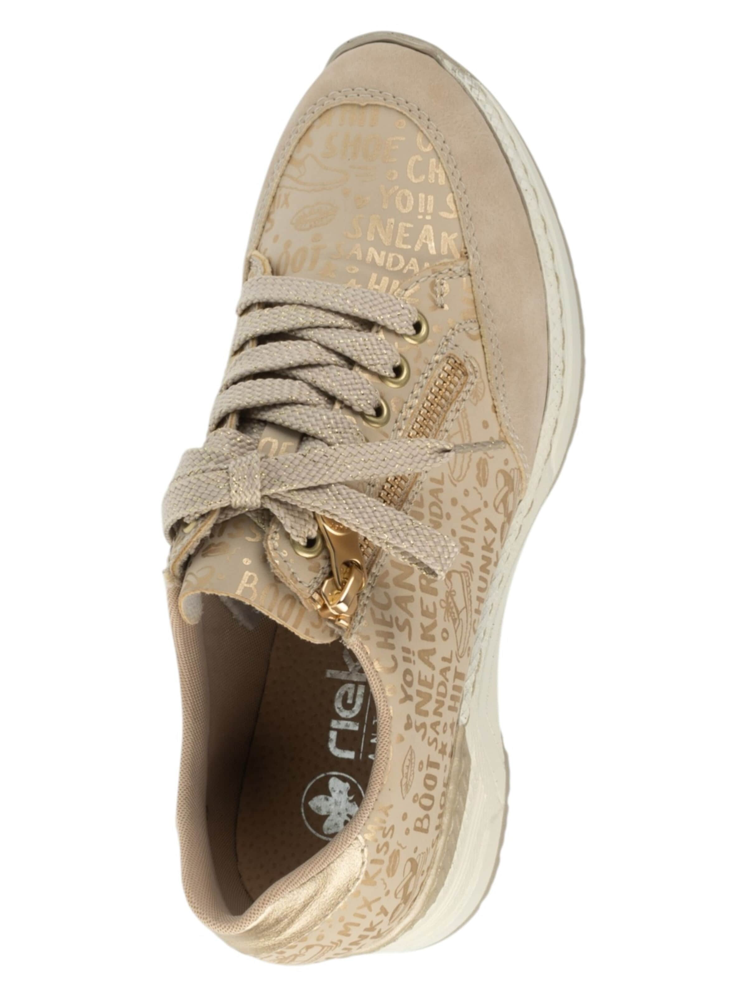 Baskets basses Rieker en beige