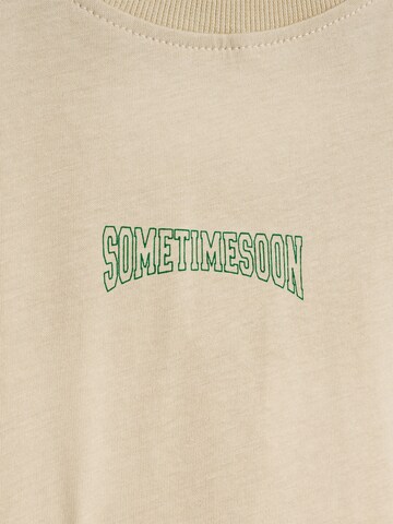 T-Shirt SOMETIME SOON en beige