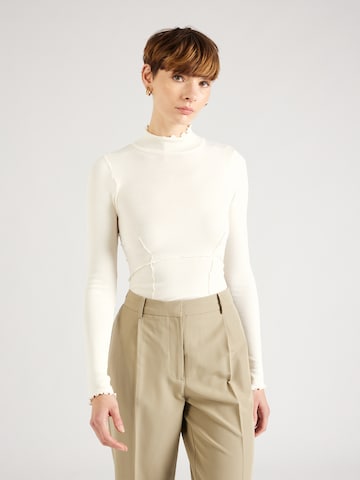 rosemunde Shirt in Beige: voorkant