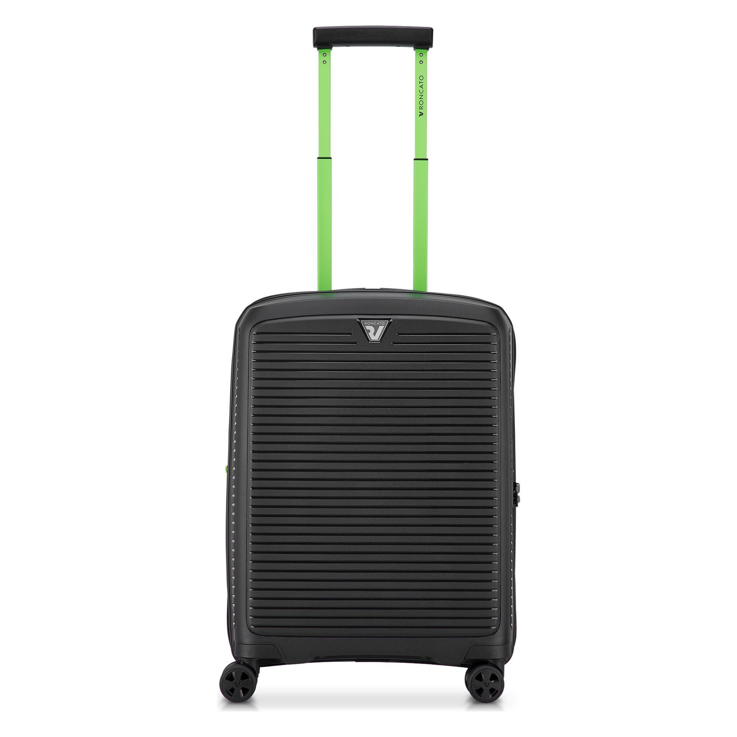 Roncato Trolley 'Arcade' in Schwarz: Vorderseite