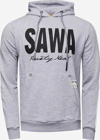 Rusty Neal Sweatshirt in Grau: Vorderseite