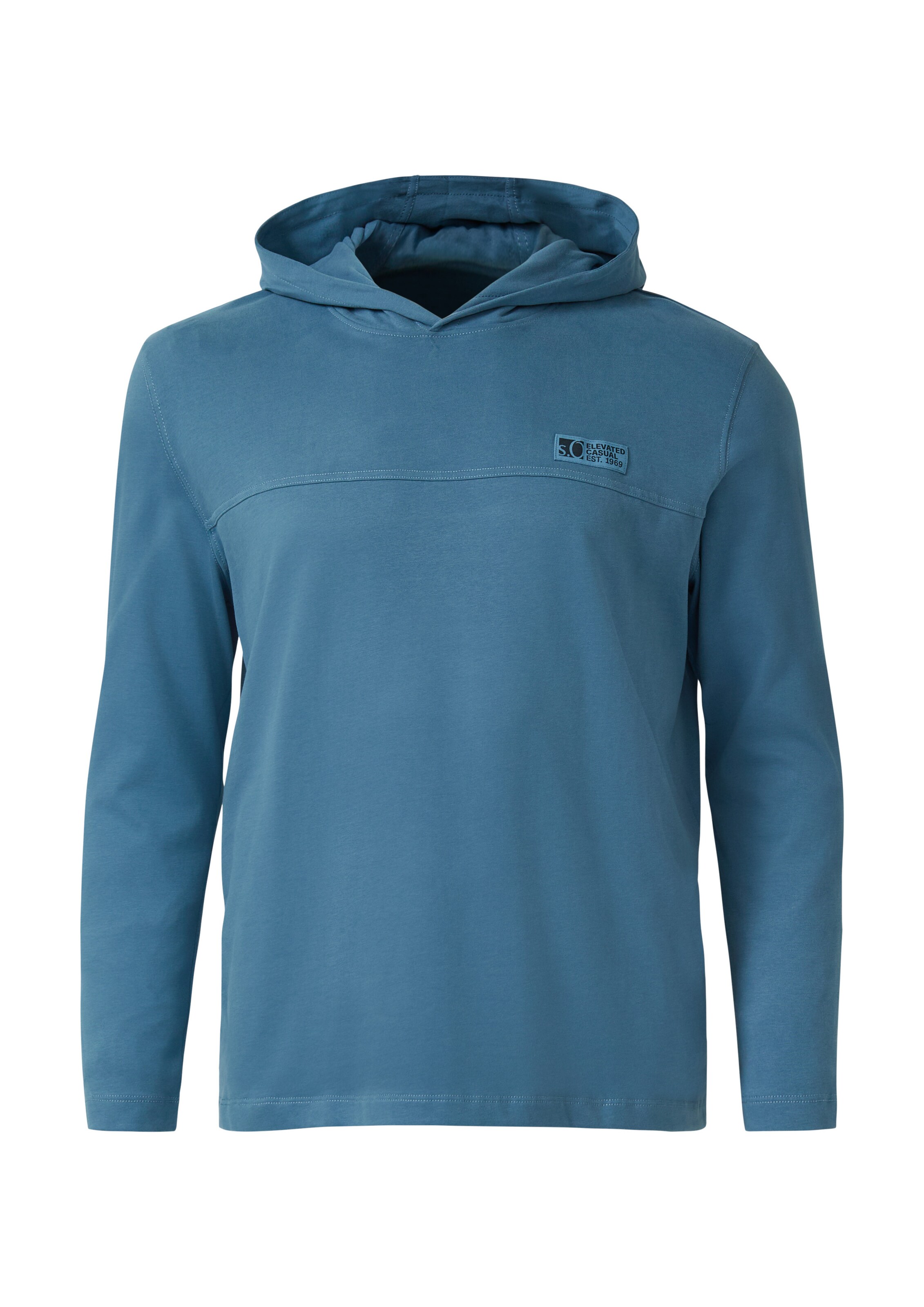 s.Oliver Men Big Sizes Shirt in Blau: Vorderseite