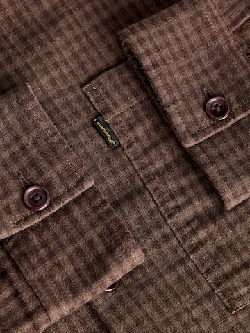 JACK & JONES Comfort Fit Hemd 'Blucaleb' in Braun