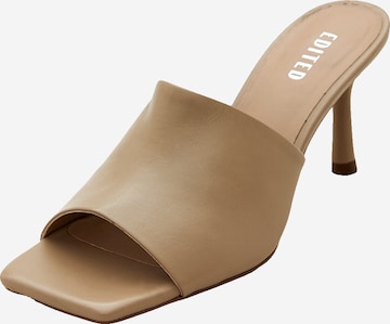 EDITED Sandal 'Emmeline' in Beige: front